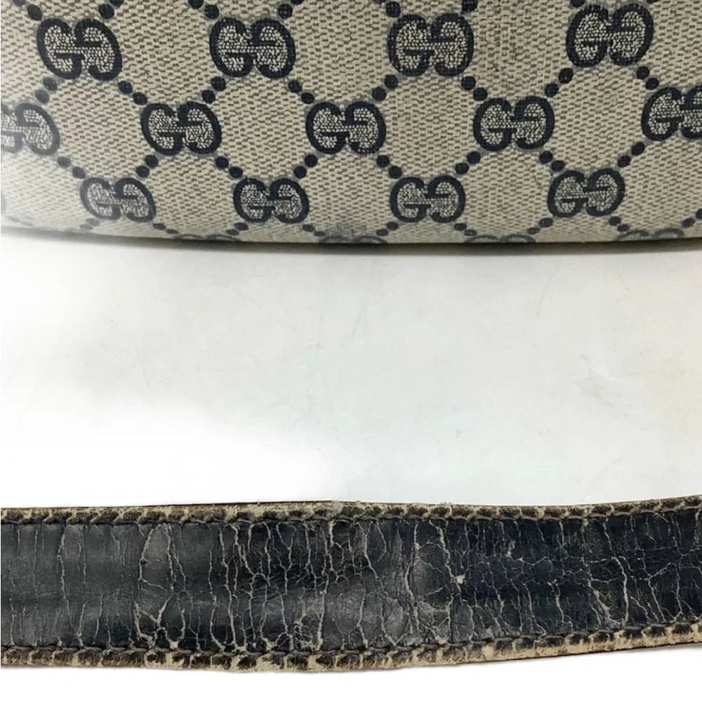 Gucci Black and Cream Shoulder Bag - Picture 7 of 11